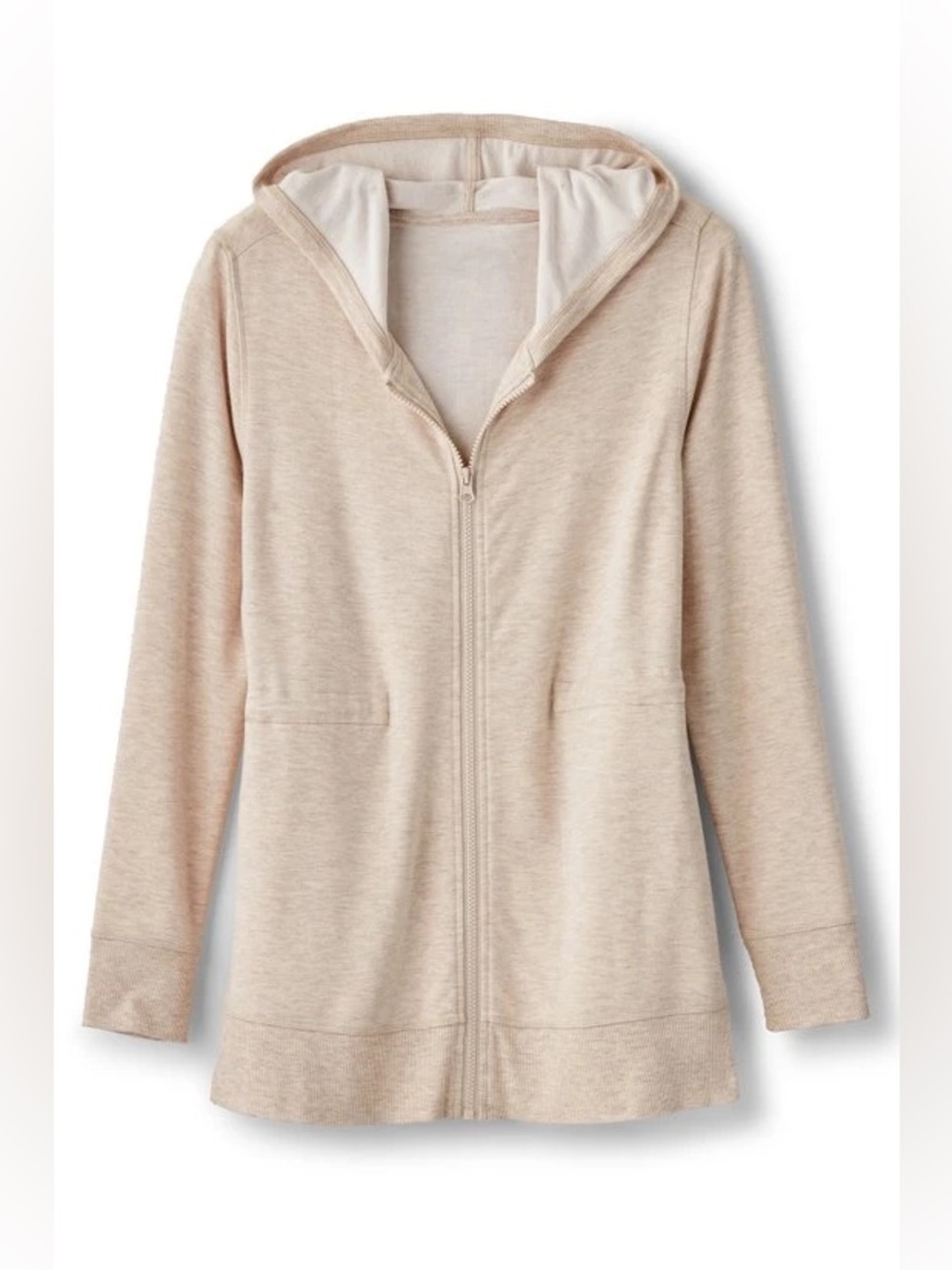Soft Surroundings Siesta Soft Jacket Large Hoodie Hooded Full Zip